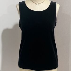 -- Velvet like, sleevless top